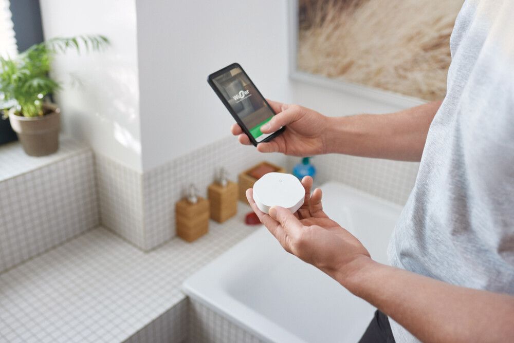 Langaton Vesivuotosensori Schneider Electric Wiser Zigbee