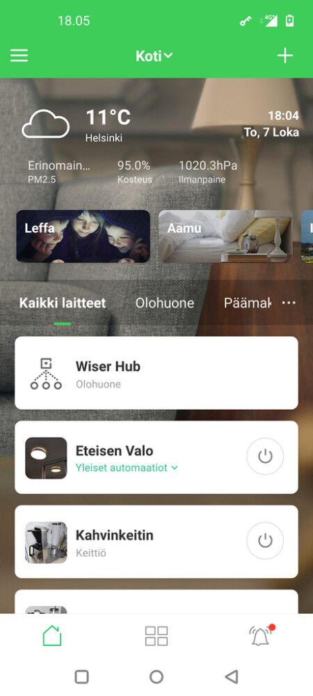 Langaton Vesivuotosensori Schneider Electric Wiser Zigbee