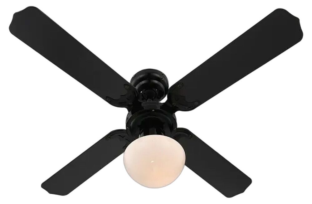 Kattotuuletinvalaisin Voltomat Air Bungonia musta Ø 105 cm