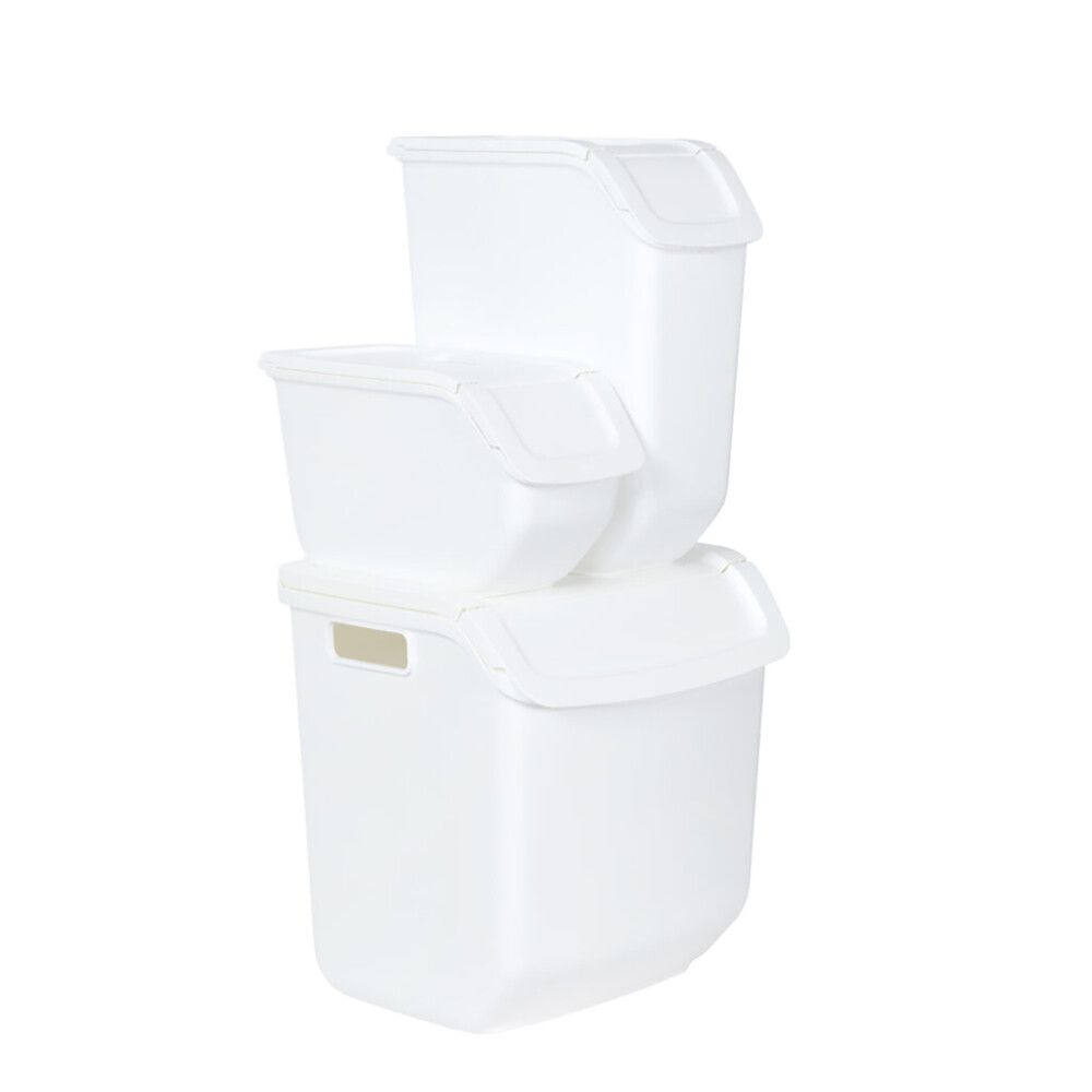 Kierrätysastia Sini Valkoinen/Harmaa 18 l