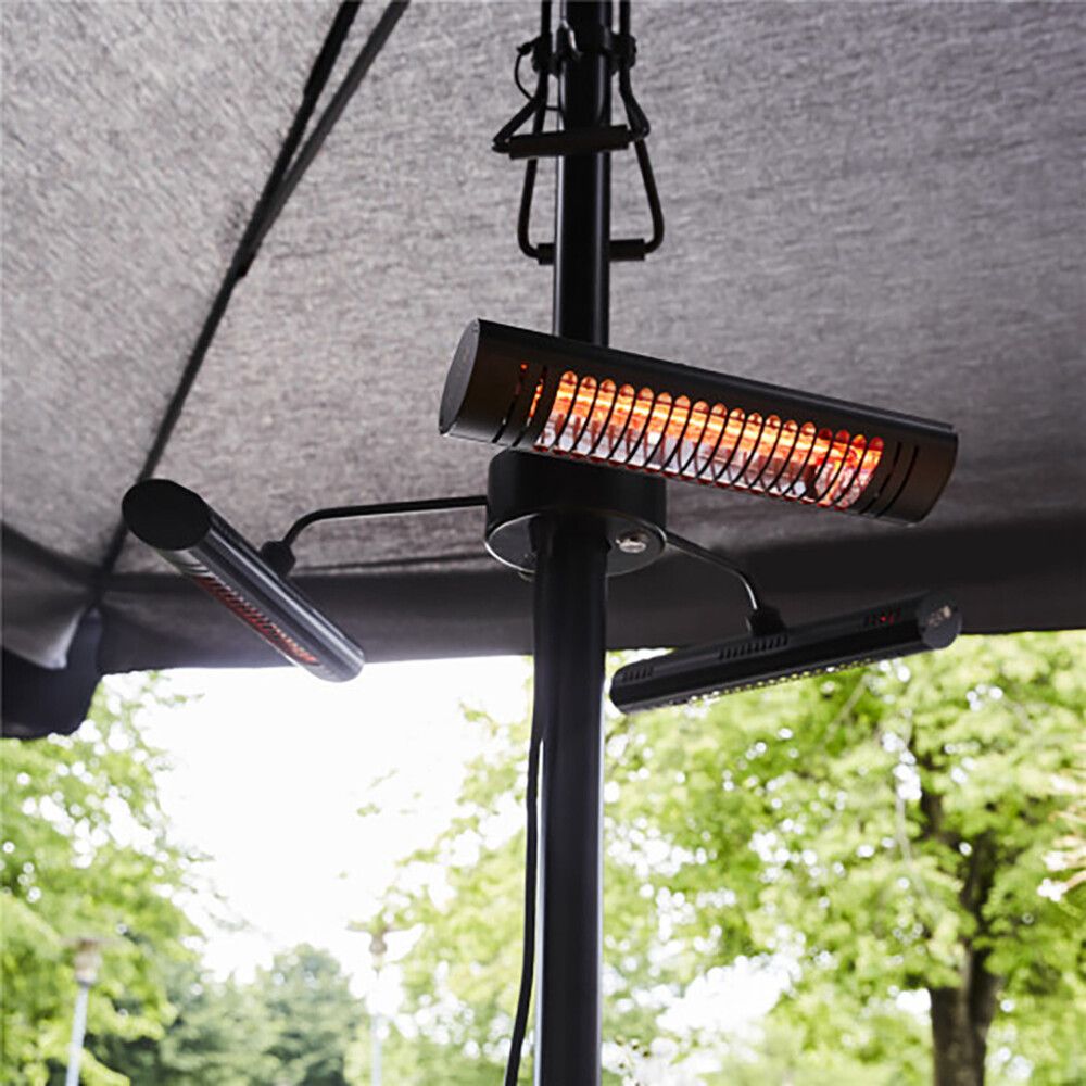 Terassilämmitin HEAT1 ECO High-line 3 x 670 W Musta