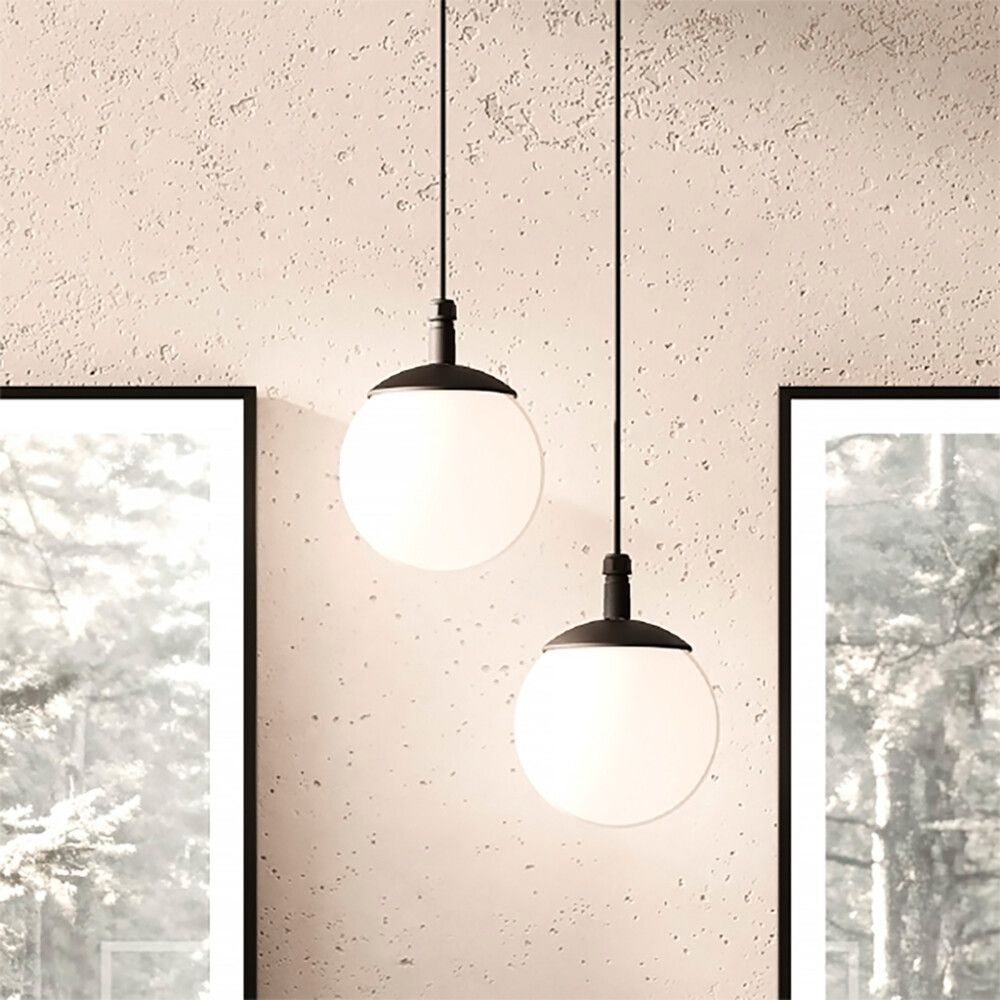 Riippuvalaisin Svedbergs Klot opaali Ø 15 cm IP44