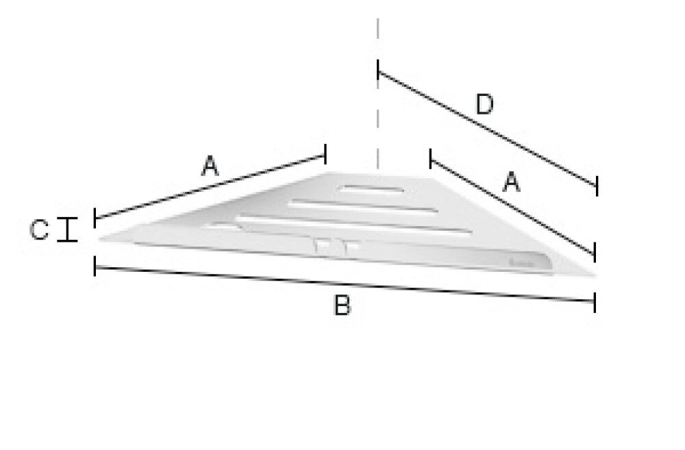 Kulmahylly Smedbo Sideline DB3060 Musta