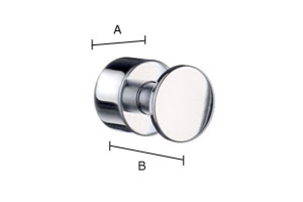 Nuppikoukkupari Smedbo Home HB3455 Mattamusta