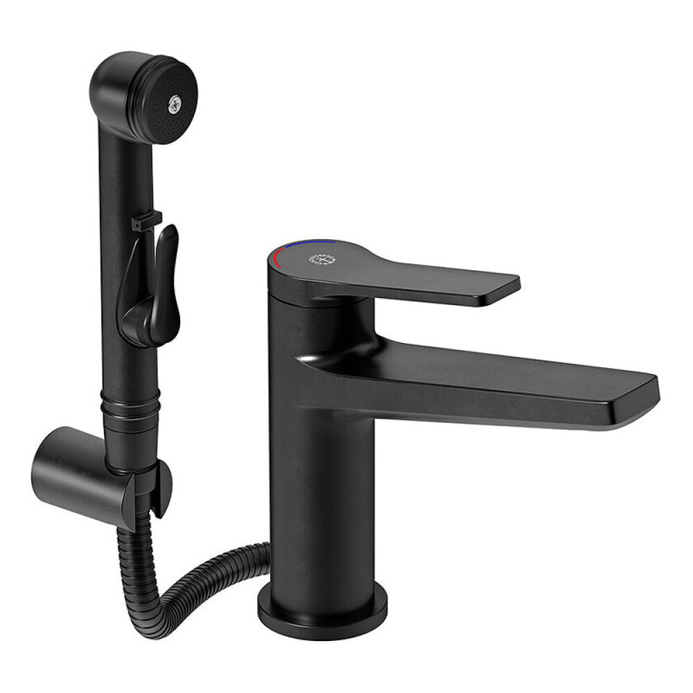 Pesuallashana bideellä Gustavsberg Epic Mattamusta