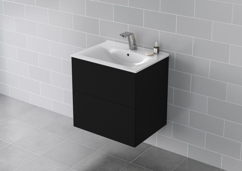 Alakaappi Ido Elegant musta 60 x 46,6 cm