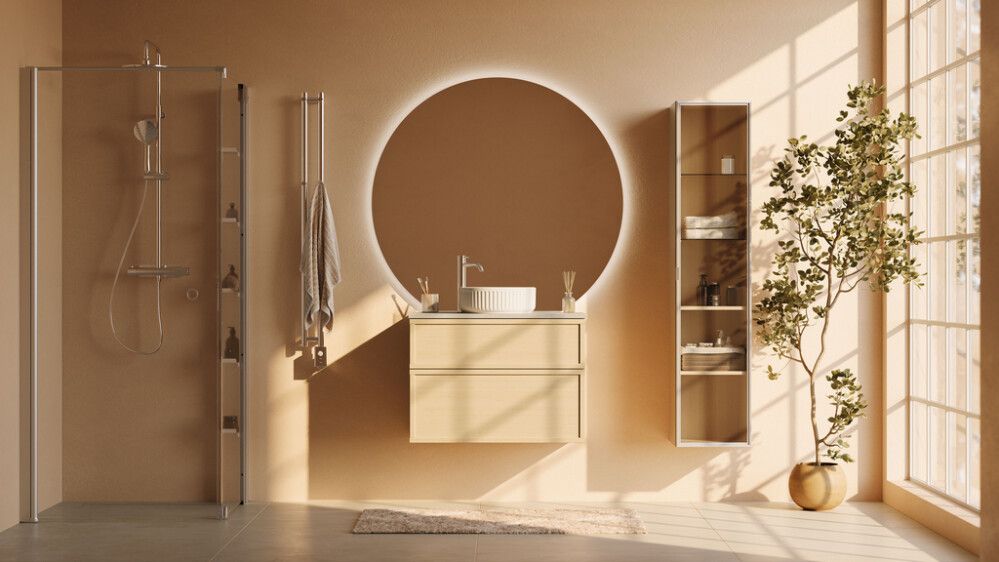 Suihkukokonaisuus Svedbergs Yding kromi