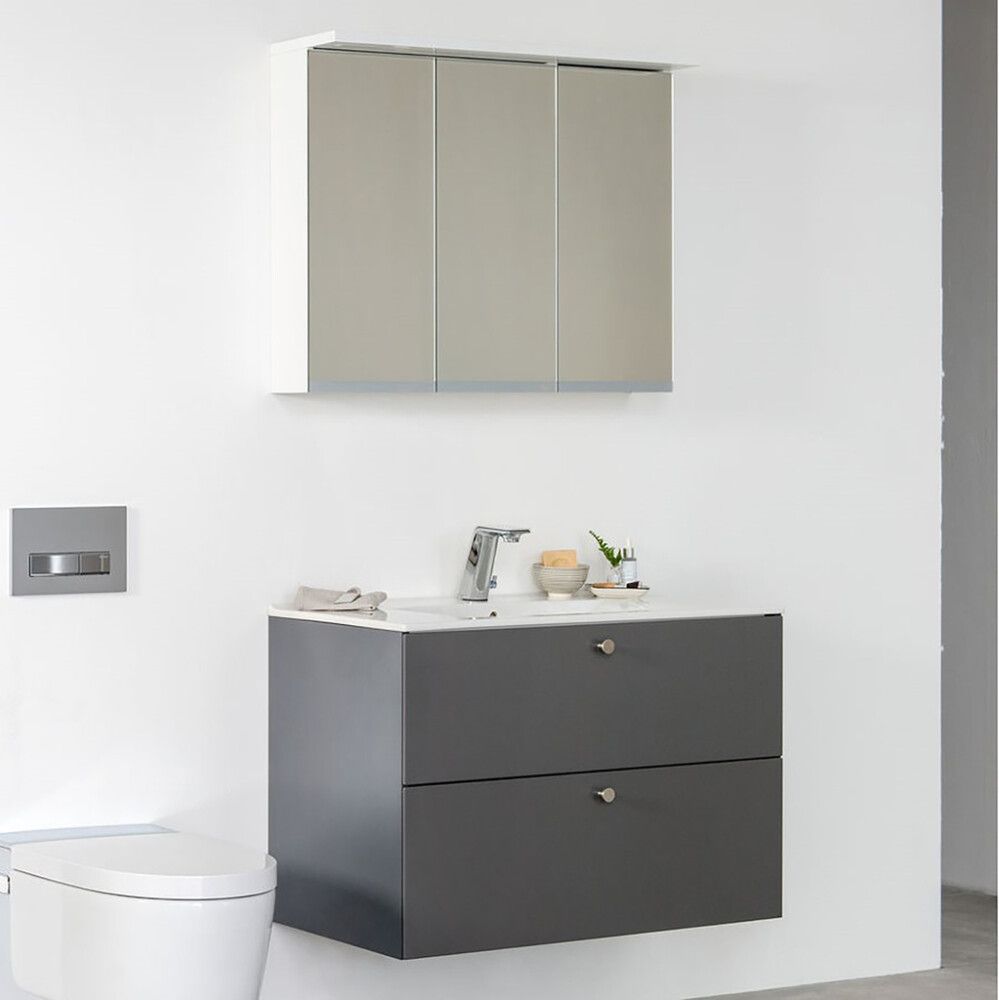 Alakaappi Ido Elegant tummanharmaa 90 x 46,6 cm