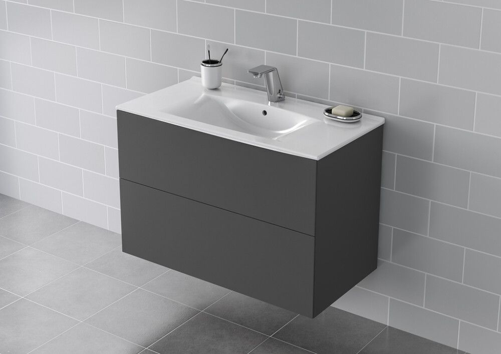 Alakaappi Ido Elegant tummanharmaa 90 x 46,6 cm