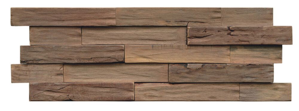 3D-seinäpaneeli Indo Driftwood Mindanao Sea 560 x 200 x 10 - 20 mm