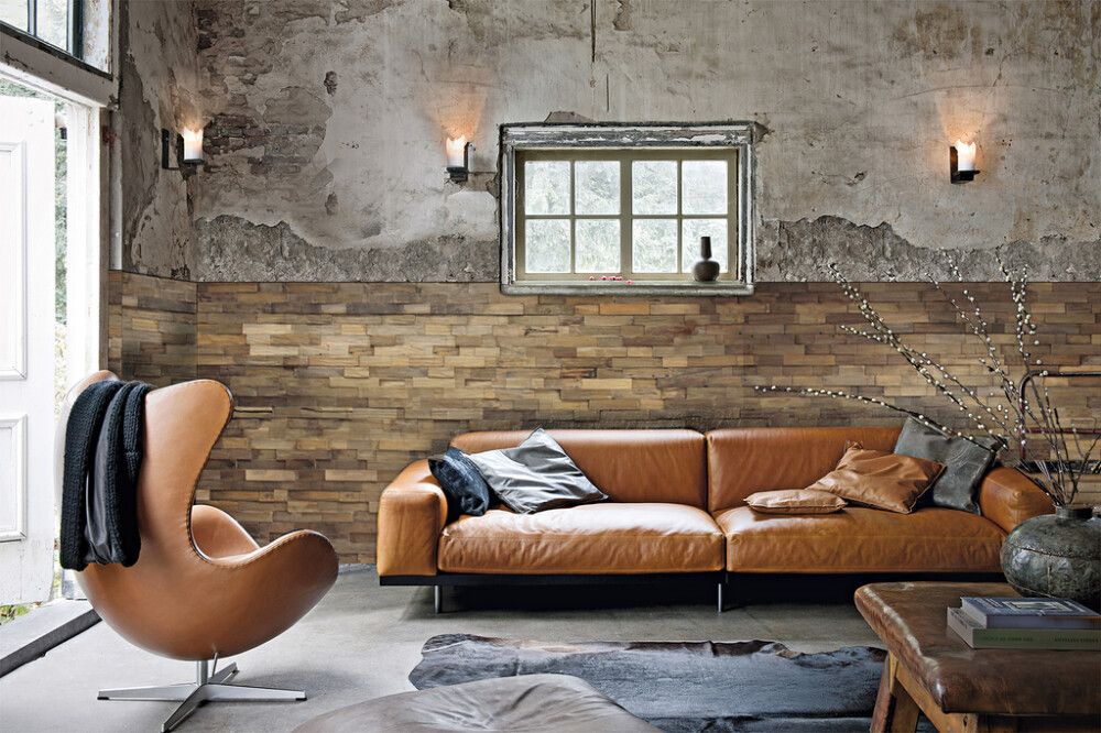 3D-seinäpaneeli Indo Teak FSC Charred 500 x 200 x 10-20 mm