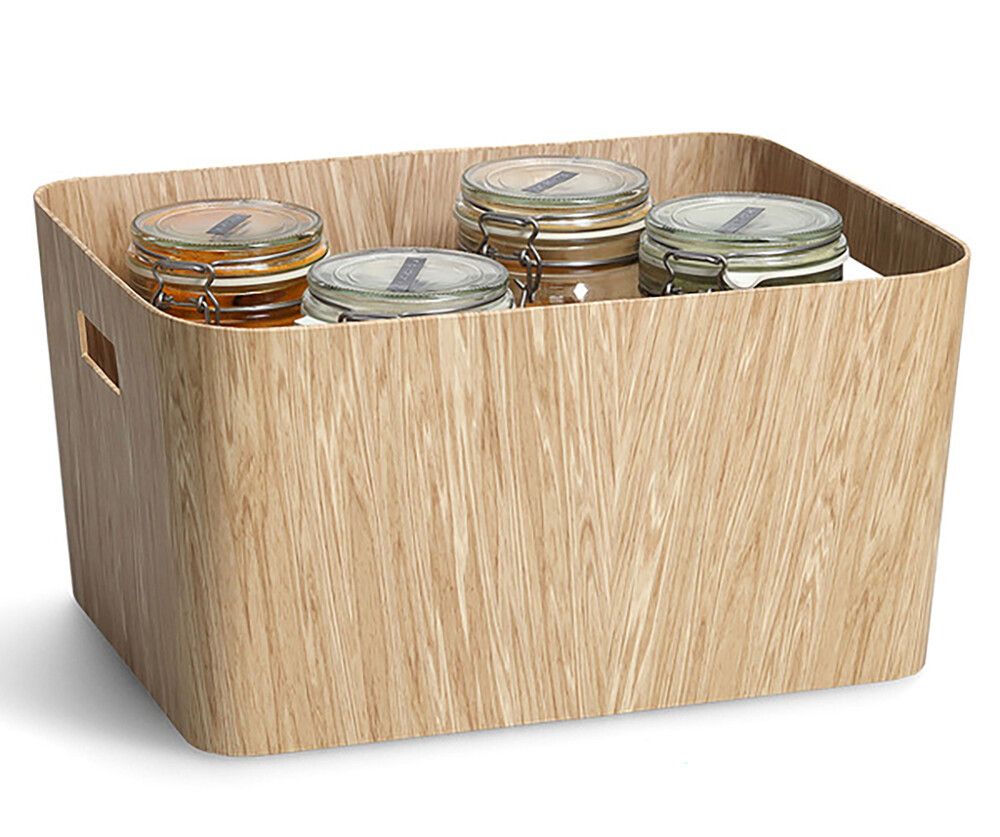 Säilytyslaatikko Zeller puujäljitelmä 39,5 x 30,5 x 20,3 cm