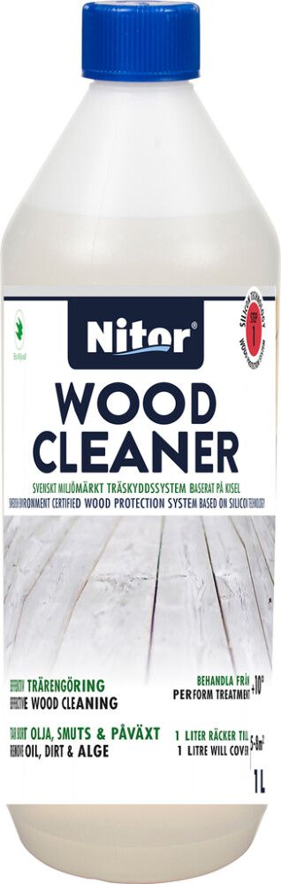Terassipesu Nitor Wood Cleaner Vaihe1
