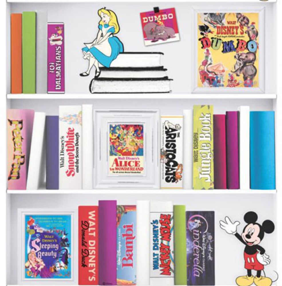 Paperitapetti Sandudd Kids@Home Disney Bookshelf 106455