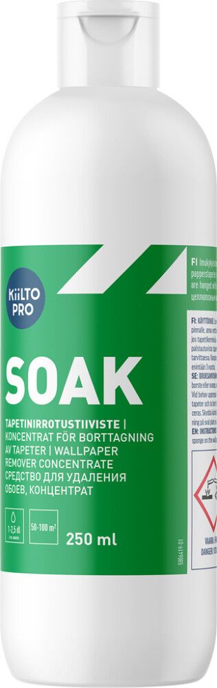 Tapetinirroitustiiviste Kiilto Soak 250 ml
