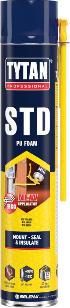 PU-pillivaahto Tytan STD Ergo 750 ml