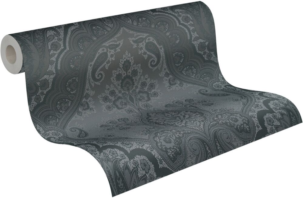 Kuitutapetti My Home My Spa Katariina Musta-Hopea 38708-5