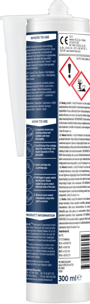 Silikoni Pattex Healthy Bath 1h 300 ml