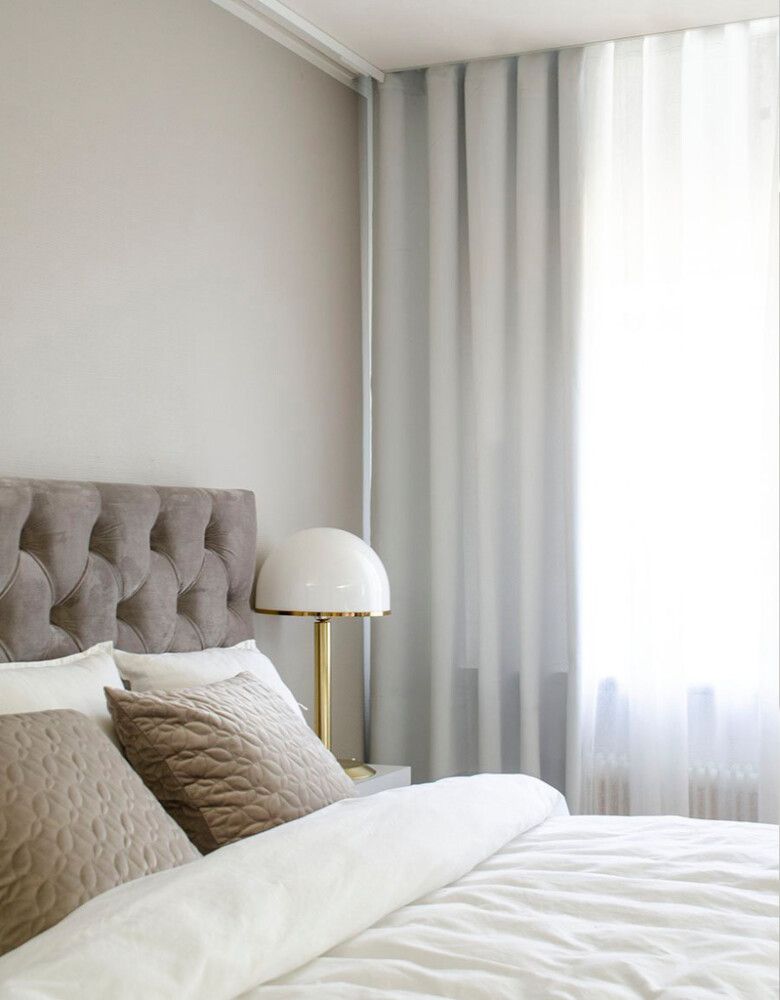 Valmisverho Hasta Dokie Luonnonvalkoinen