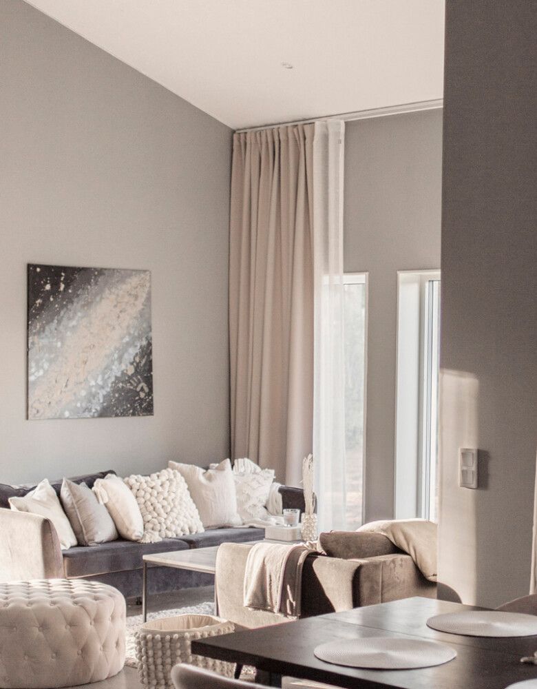 Valmisverho Hasta Dokie Beige 270 x 280 cm