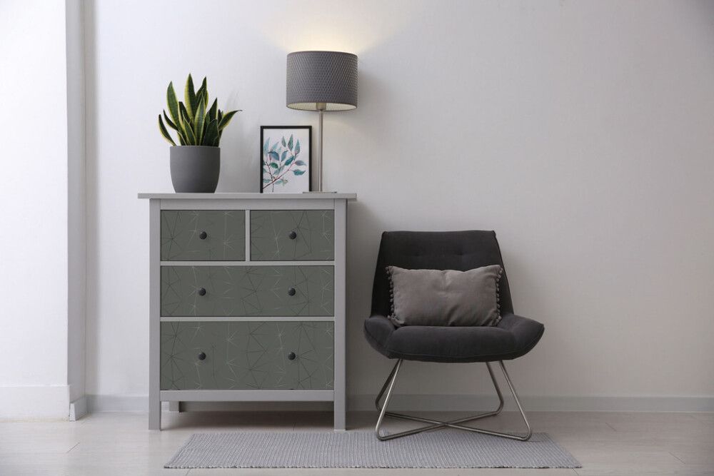 Kontaktimuovi Tico Silver  45 x 200 cm