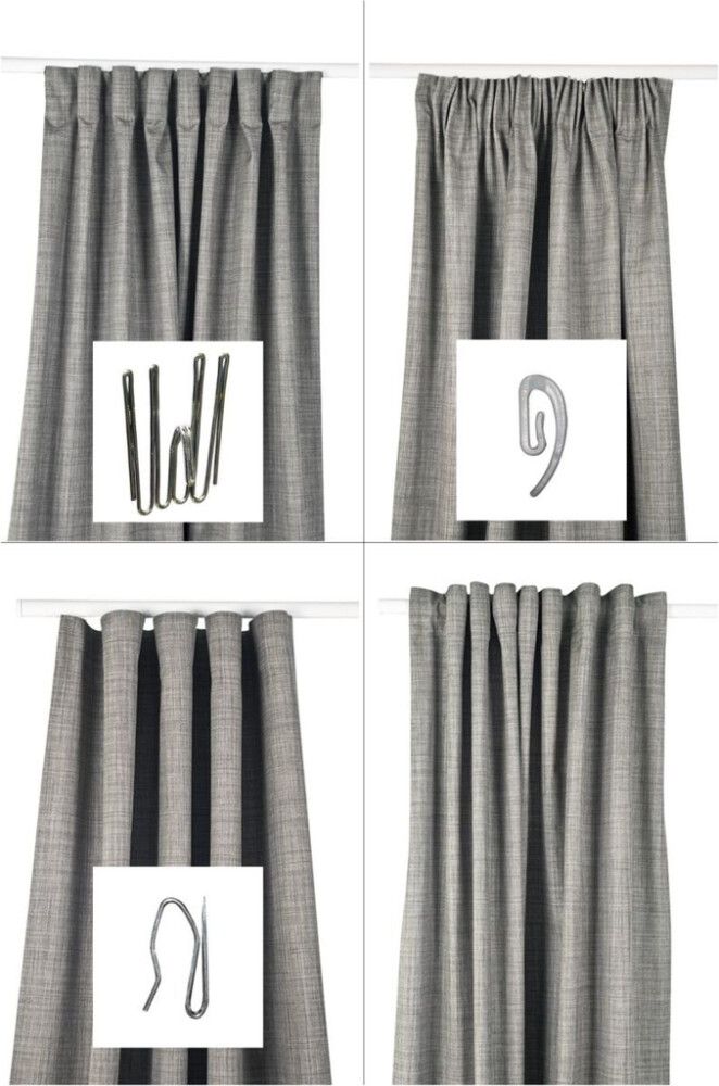 Valmisverho Hasta Skimra 268 x 280 cm Valkoinen