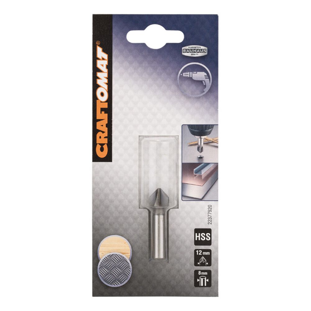 Upotusporanterä Craftomat 12 mm M6 90