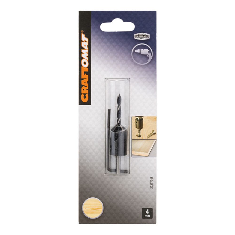 Puuporanterä Craftomat upotusterällä 4 mm