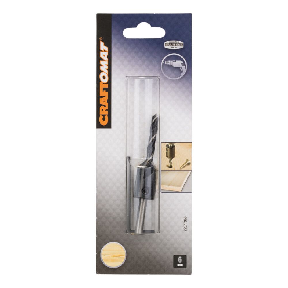 Puuporanterä Craftomat upotusterällä 6 x 90 mm