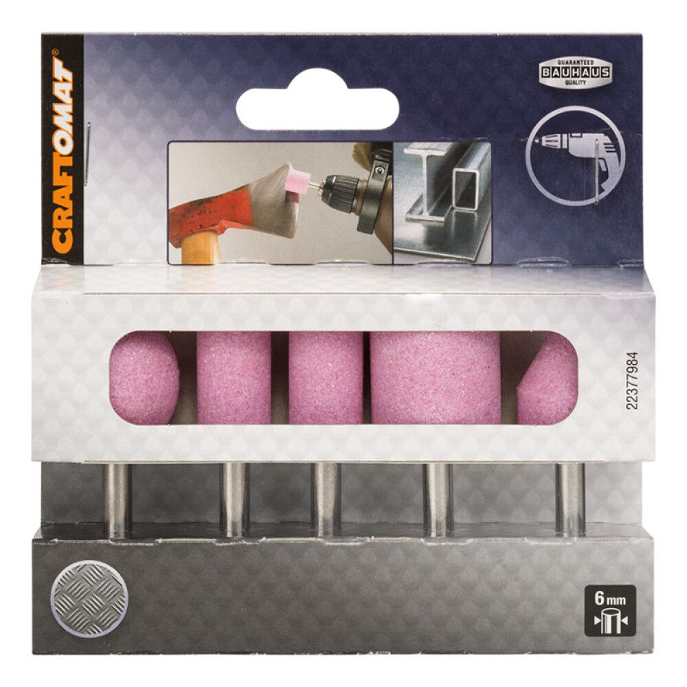 Karalaikkasarja Craftomat 6mm K60 5-kpl