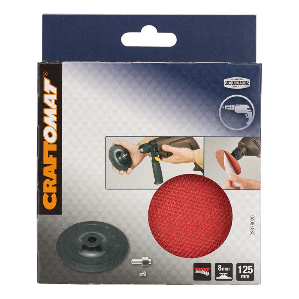 Hiomalautanen Craftomat 125 mm Velcro