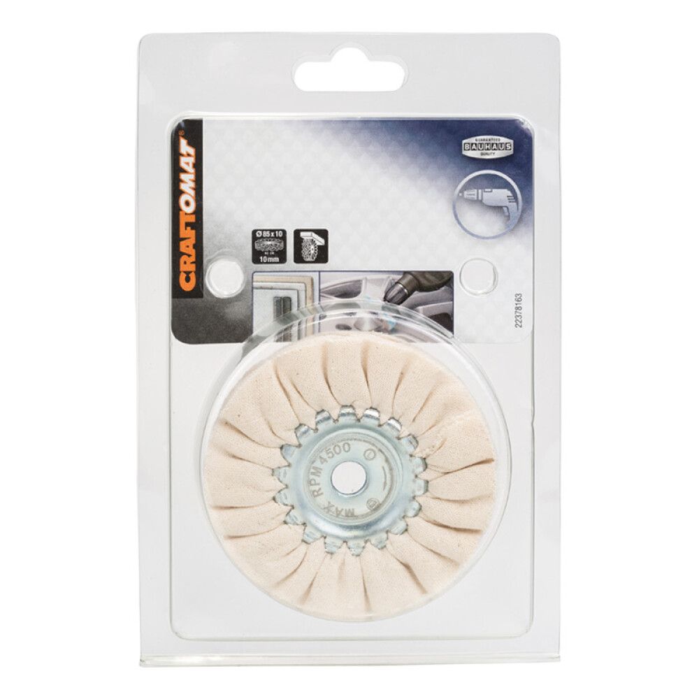 Kiillotuslaikka Craftomat puuvilla 85 x 10 mm