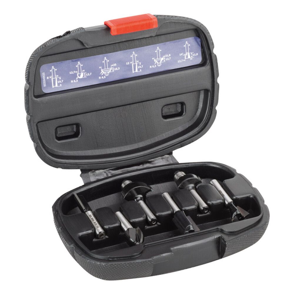 Jyrsinteräsarja  Carftomat HM 6mm 6kpl