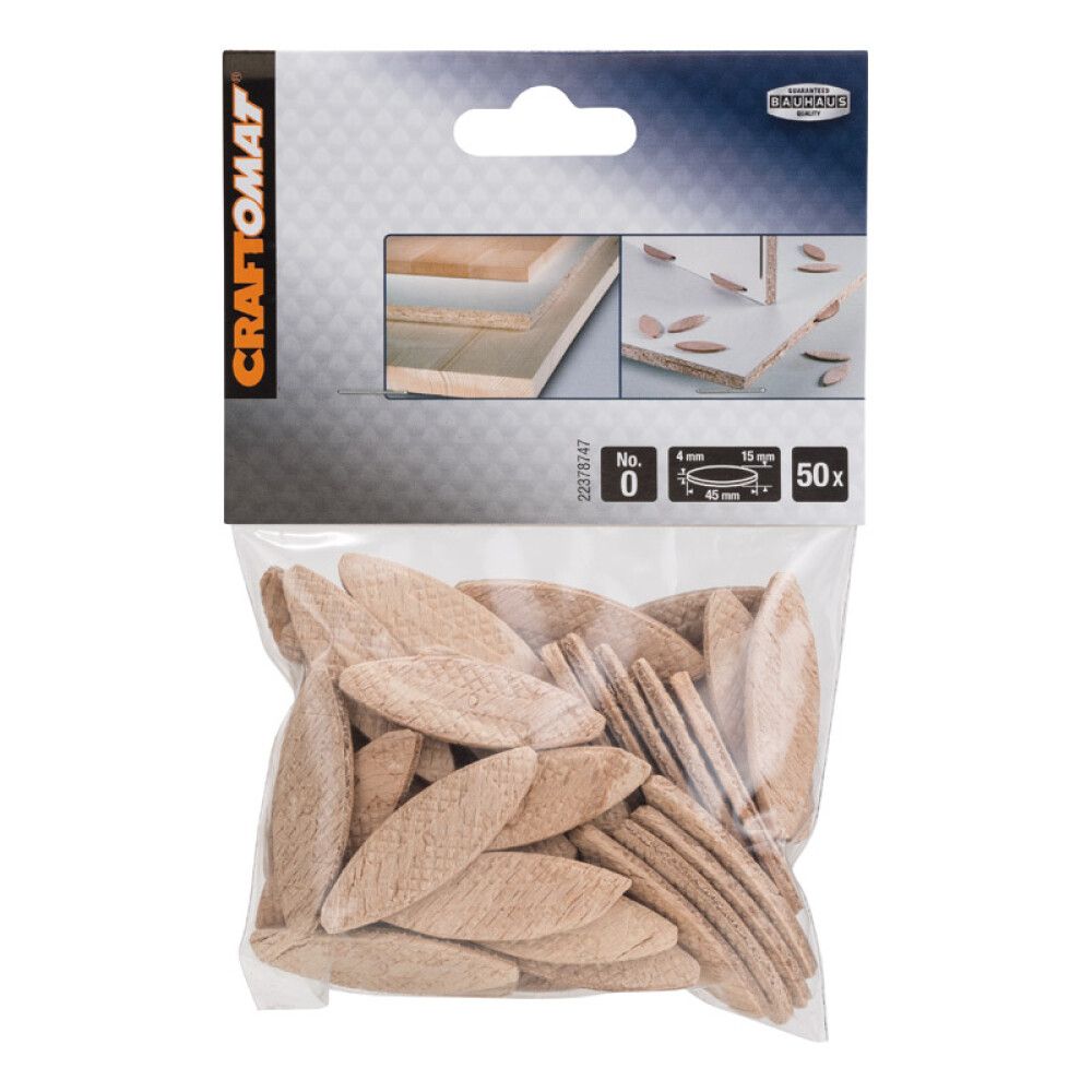 Liitoslamelli Craftomat P45/L15/S4MM 50 kpl