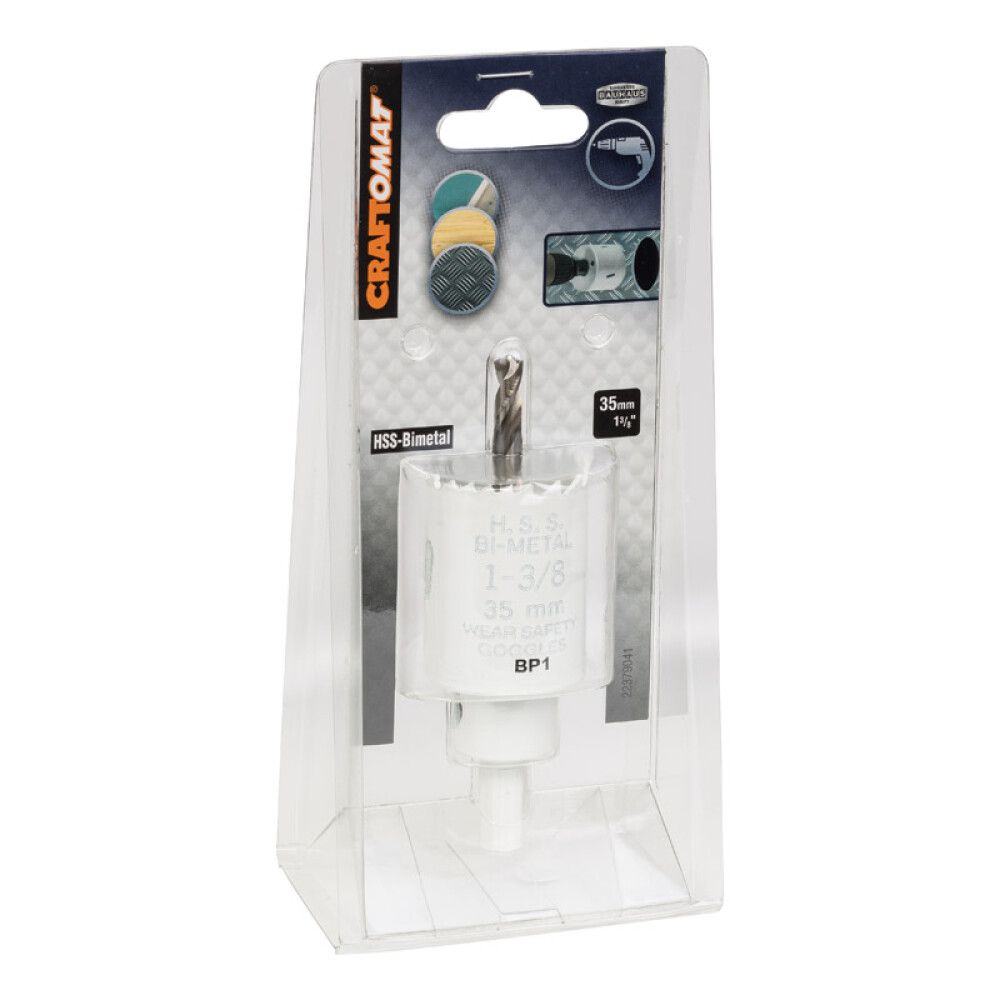 Reikäsahanterä Craftomat HSS BIM 35 mm