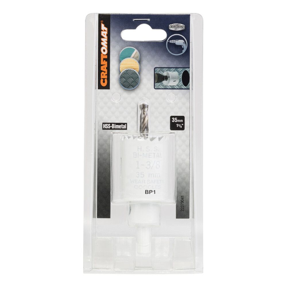 Reikäsahanterä Craftomat HSS BIM 35 mm