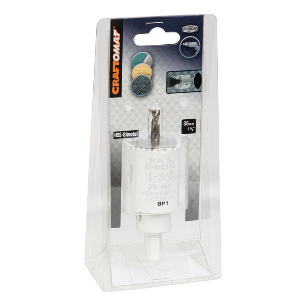 Reikäsahanterä Craftomat HSS BIM 35 mm