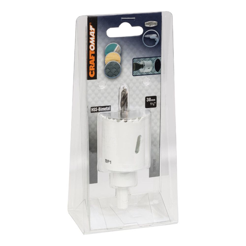Reikäsahanterä Craftomat HSS BIM 38 mm