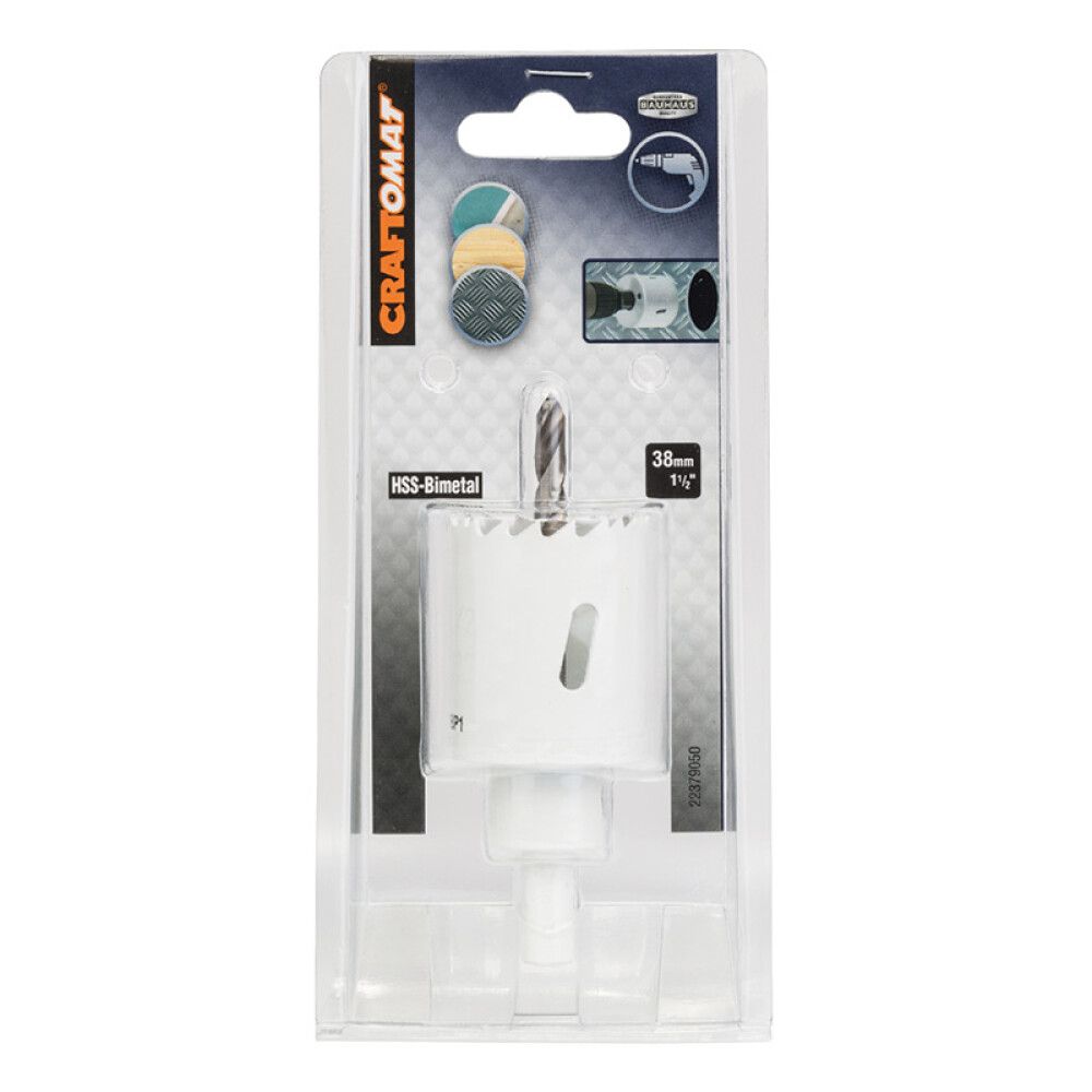 Reikäsahanterä Craftomat HSS BIM 38 mm