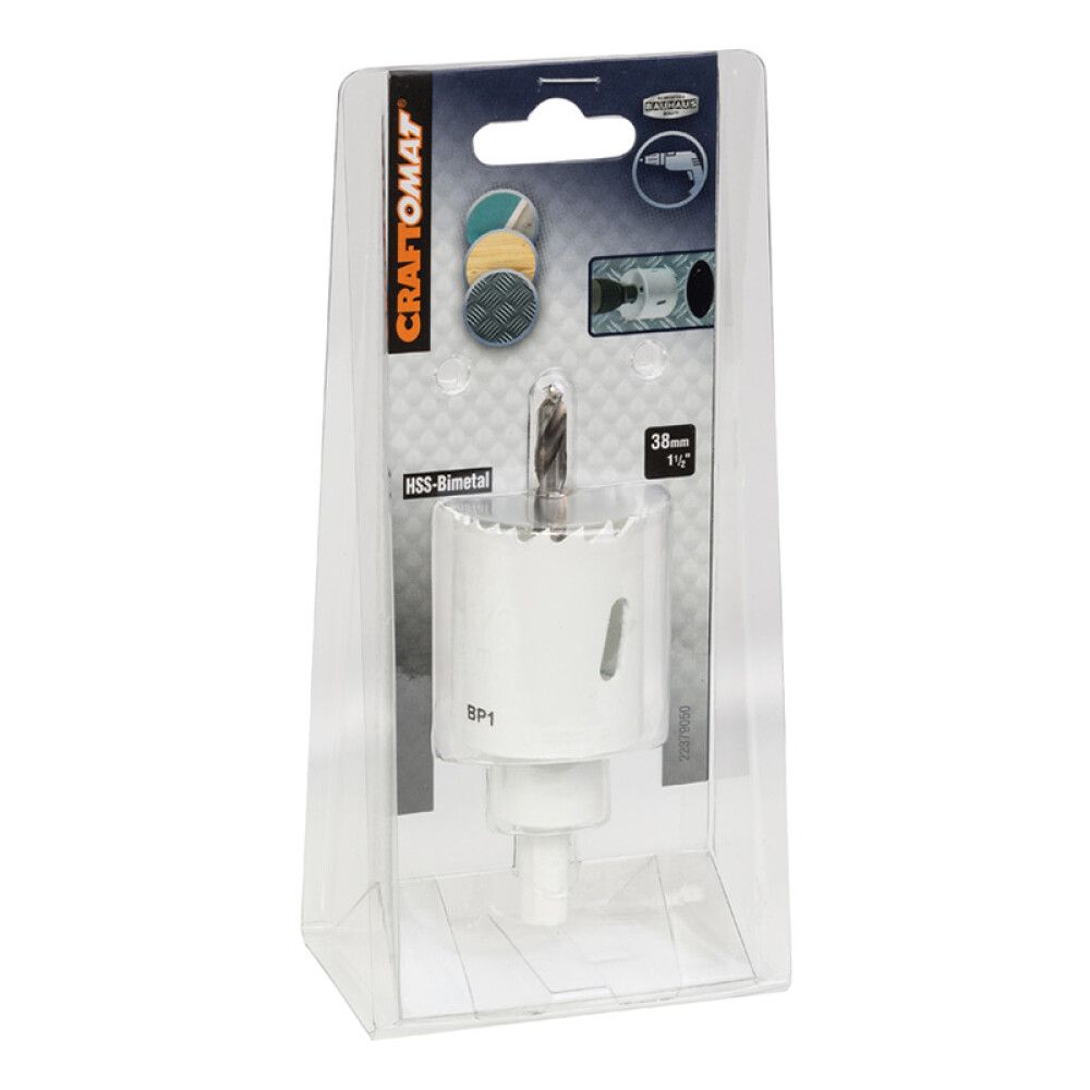 Reikäsahanterä Craftomat HSS BIM 38 mm