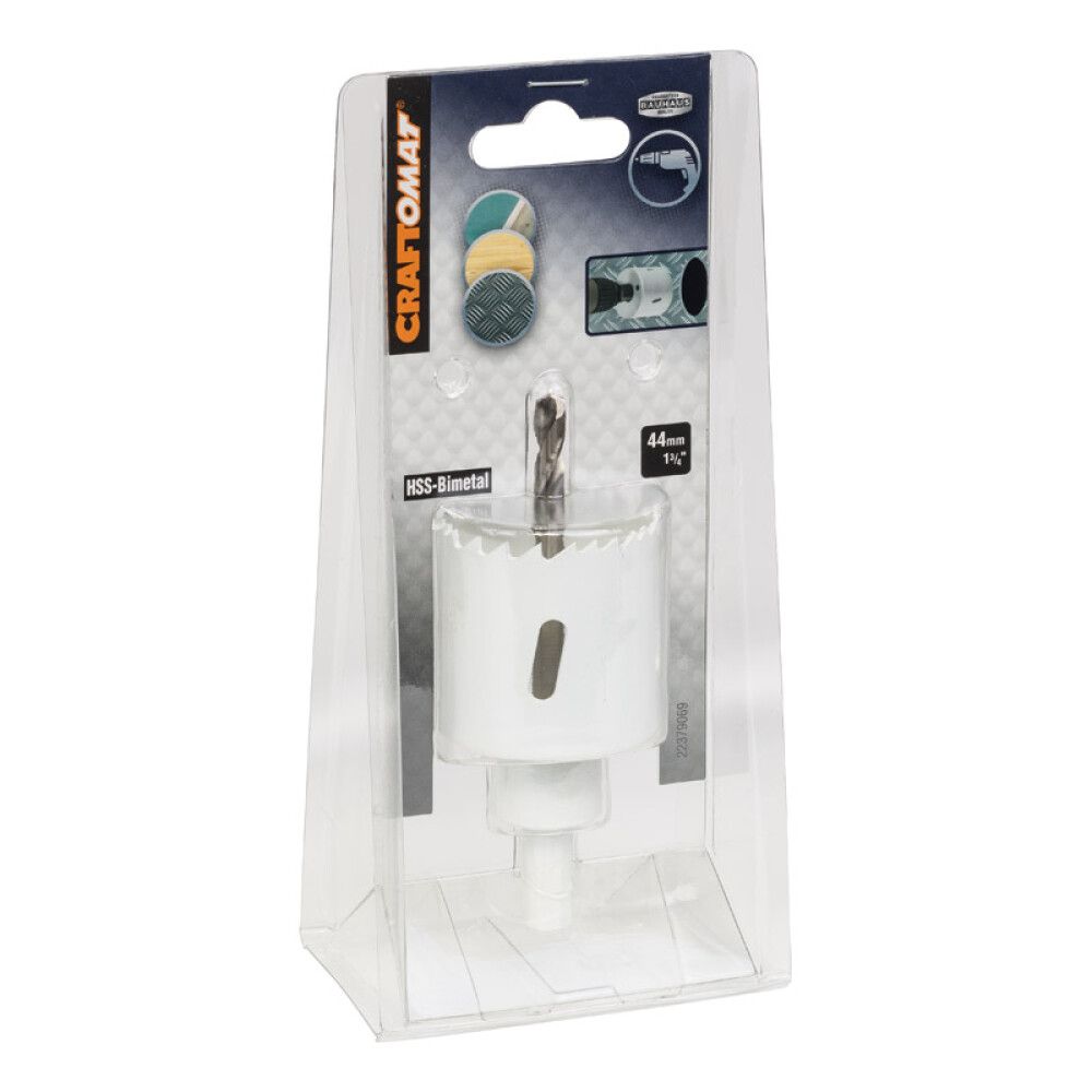 Reikäsahanterä Craftomat HSS BIM 44 mm