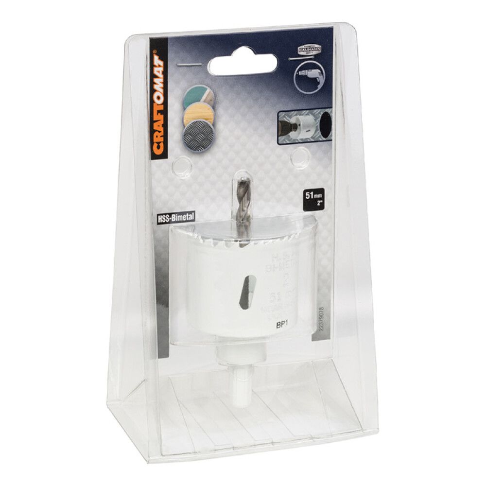 Reikäsahanterä Craftomat HSS BIM 51 mm