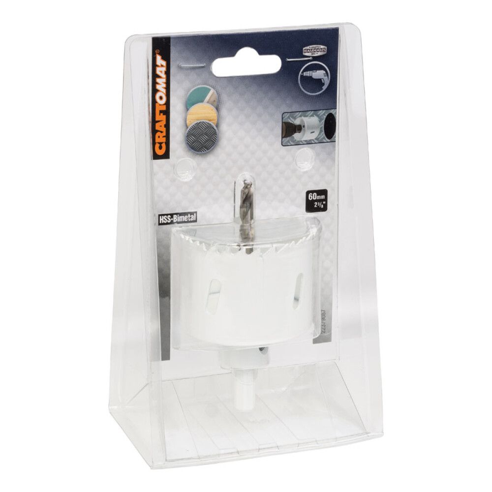 Reikäsahanterä Craftomat HSS BIM 60 mm