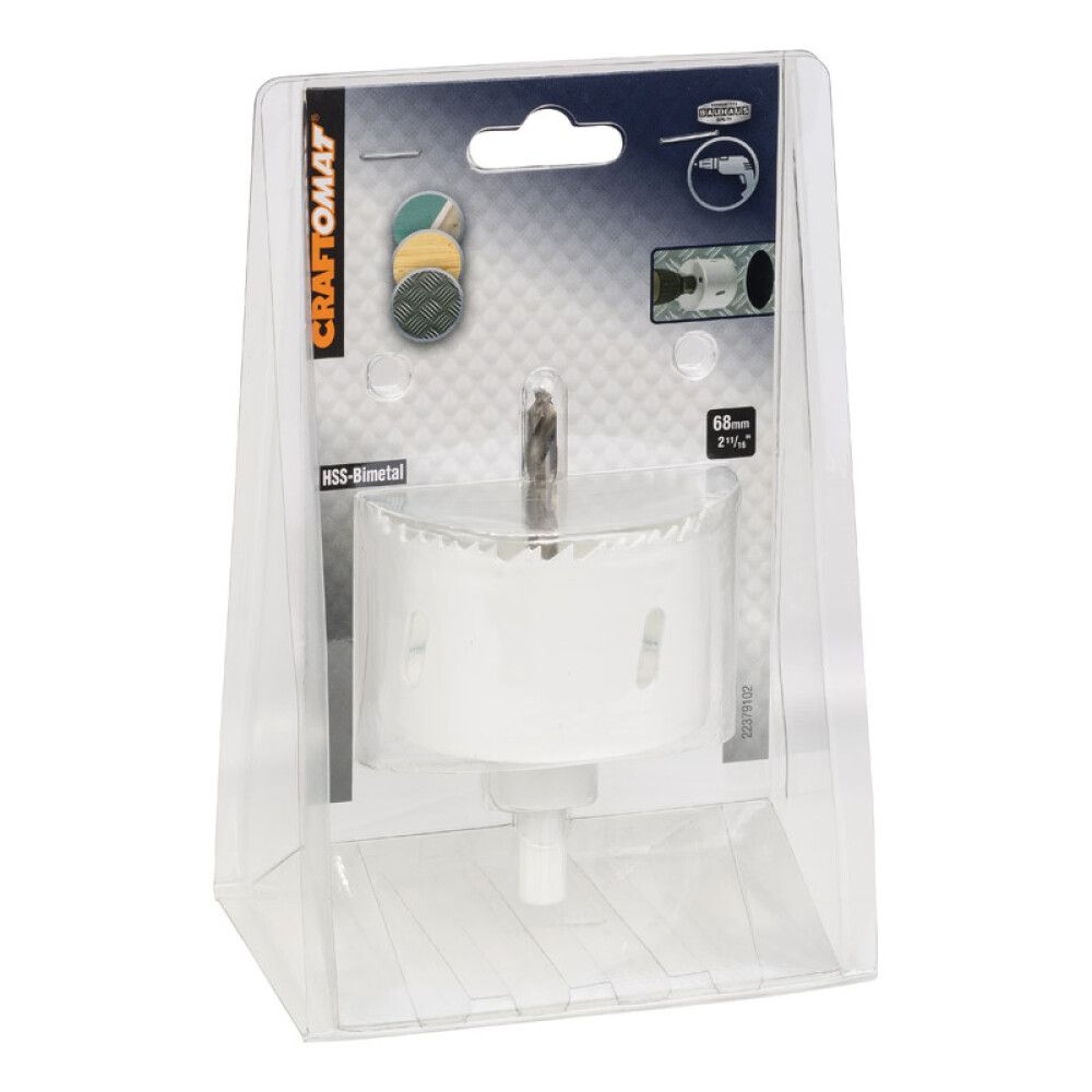 Reikäsahanterä Craftomat HSS BIM 68 mm