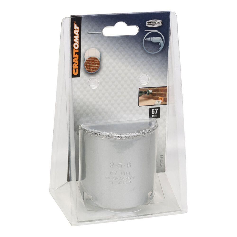 Reikäsahanterä Craftomat HM RIFF 67 mm