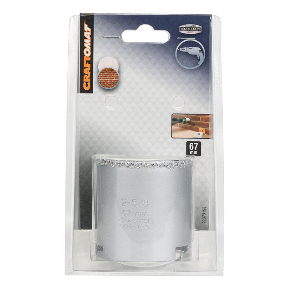 Reikäsahanterä Craftomat HM RIFF 67 mm