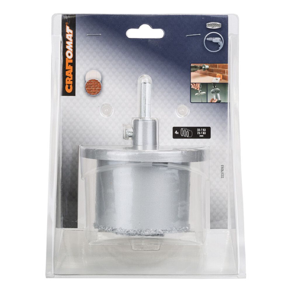 Reikäsahasarja Craftomat HM 4-osaa