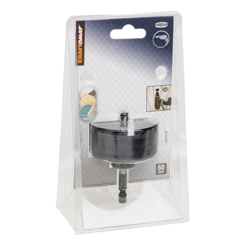 Reikäsaha Craftomat 1/4 kiinnitys 60 mm