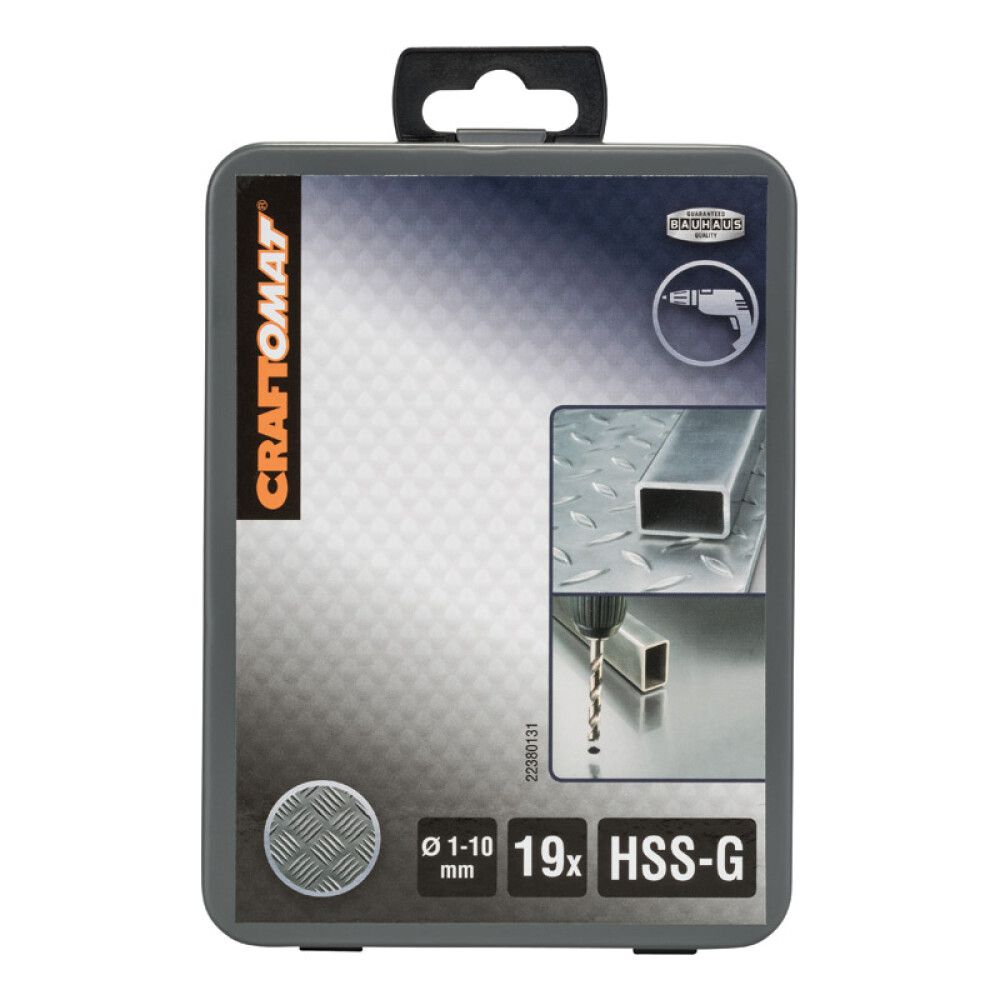 Poranteräsarja Craftomat HSS-G 1-10MM 19-os.