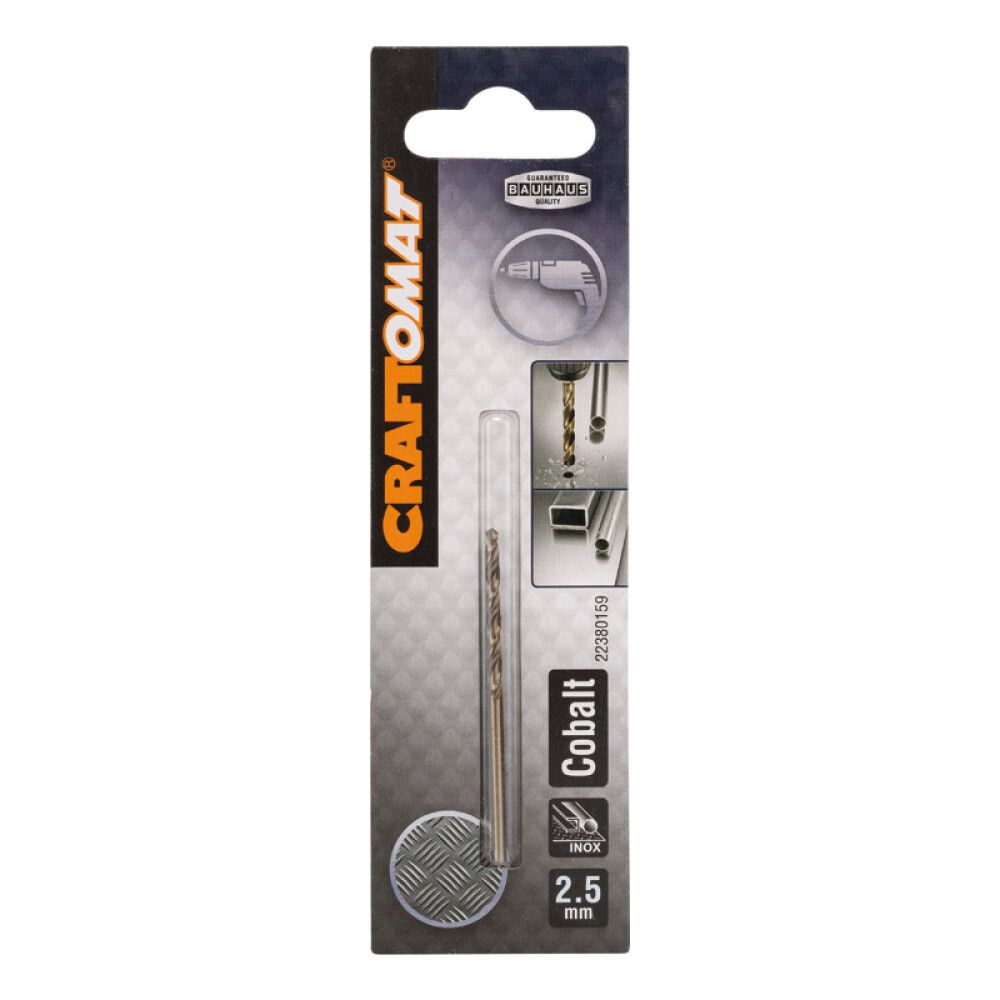 Metalliporanterä Craftomat HSS-CO 2,5mm